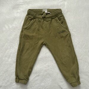 Zara Army Green Jogger Comfy Sweat Pant